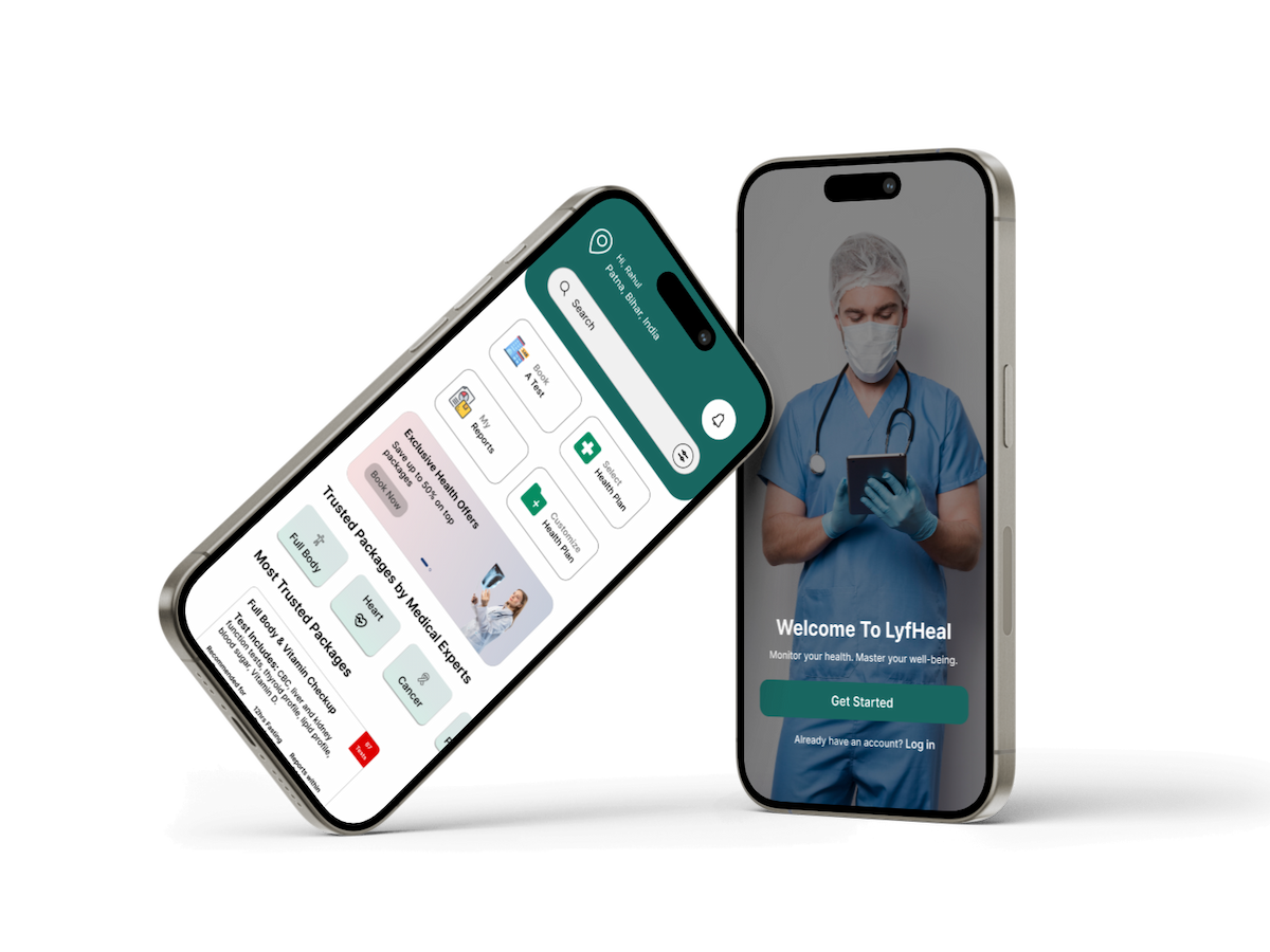 LyfHeal Mobile App Screenshots